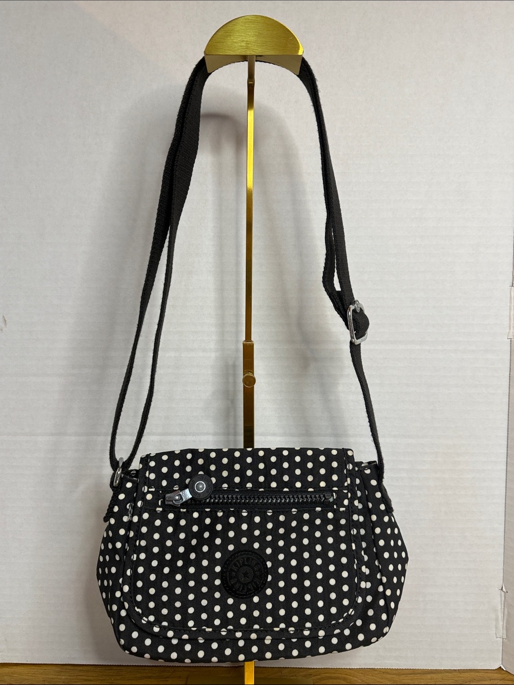 Kipling AC7513-109 Polka Dot Crossbody Shoulder Bag